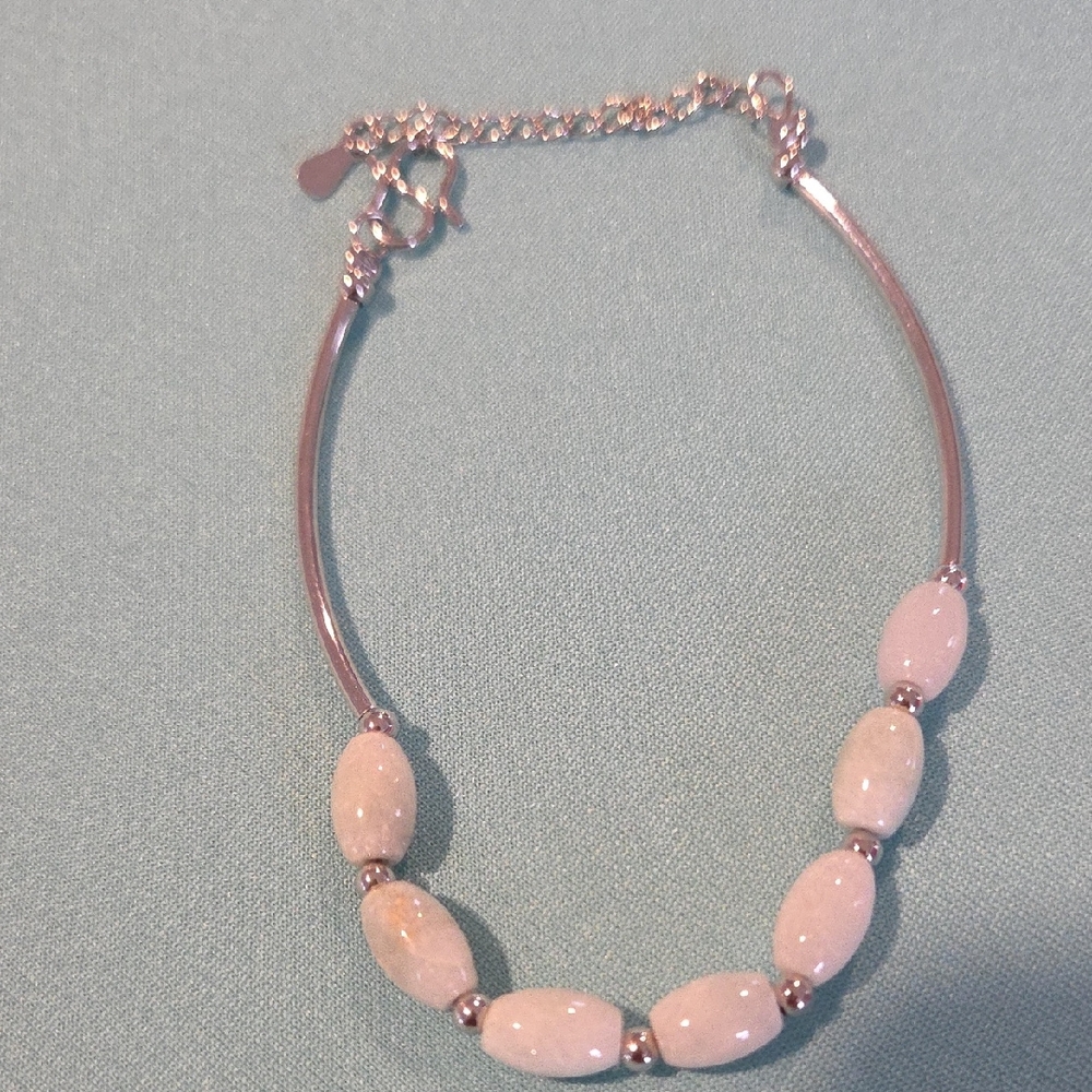 Elegant Pink Beaded Bracelet